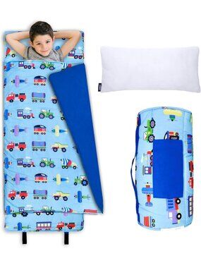 Cozy Preschool Nap Mat with Pillow & Blanket - Perfect for Kids' Rest Time